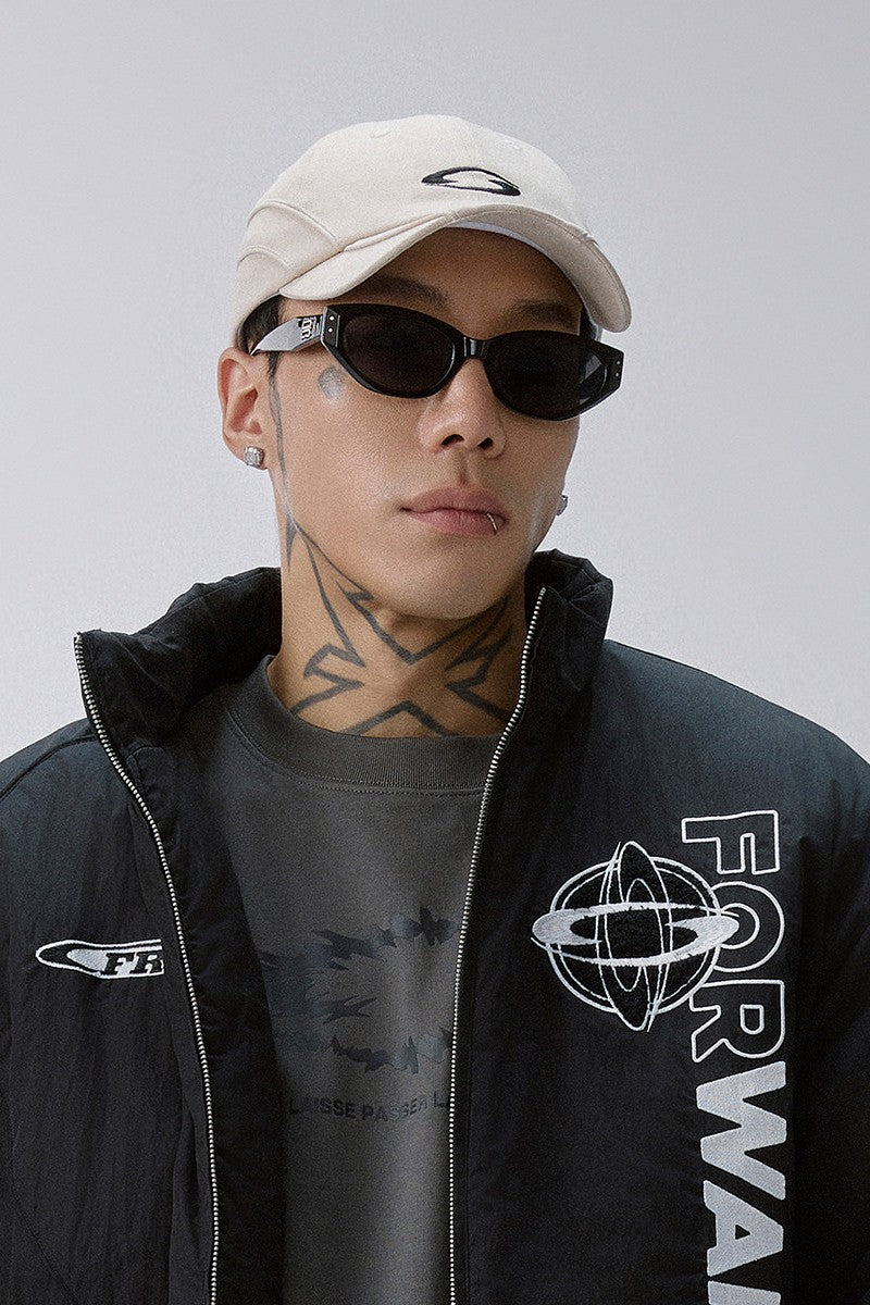 Distressed Embroidered Baseball Cap