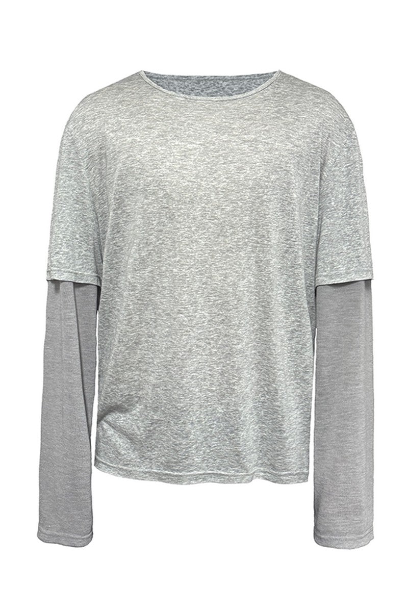Layered Slub Long Sleeve