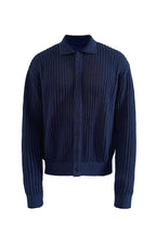 Textured Knit Cotton Cardigan