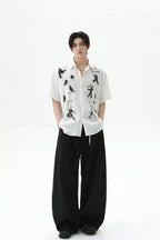 Tencel Phantom Print Short Sleeve Shirt