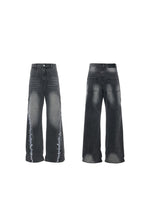 Embroidered Studded Jeans