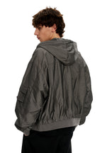 Hooded Utility Work Jacket