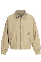 Reversible Plaid Collar Jacket