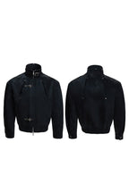 Snakeskin Panel Bomber Jacket
