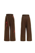 Vintage Stripe Wool Trousers