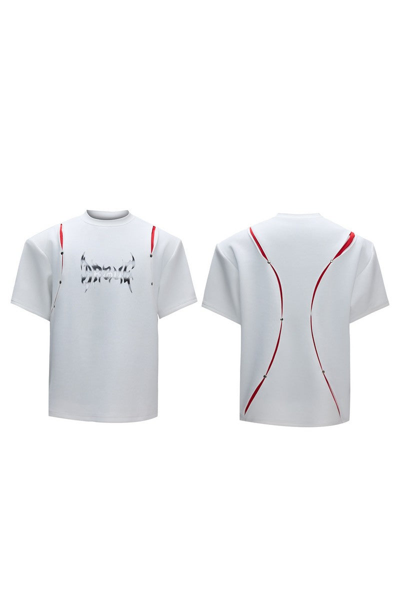 Deconstructed Print T-Shirt