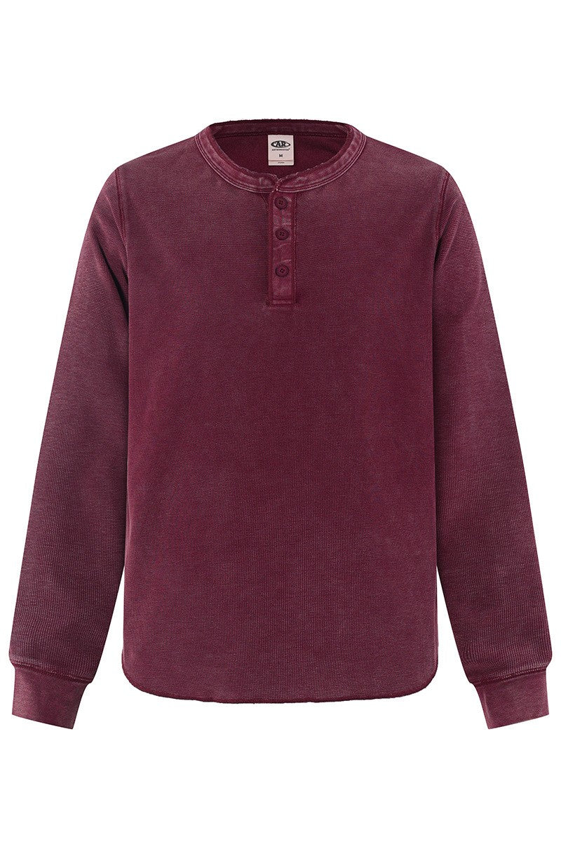 Vintage Washed Henry Waffle Tee