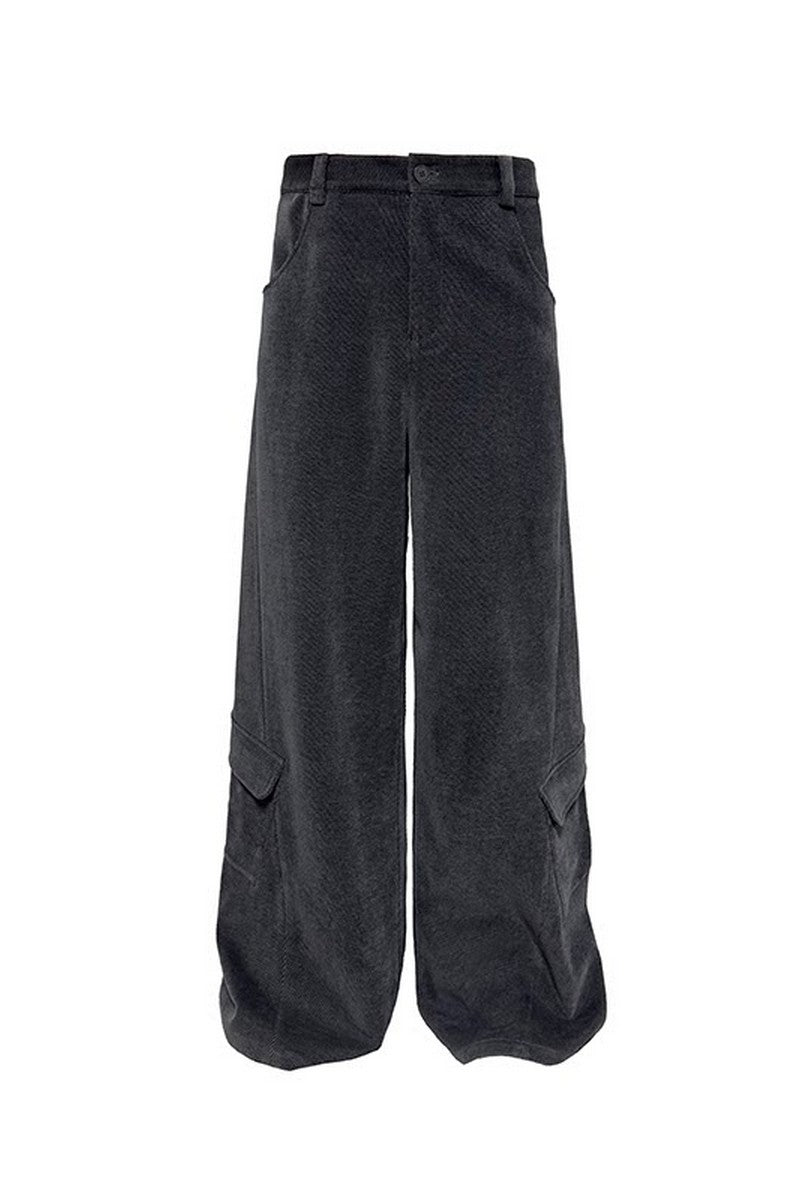 Washed Side Pocket Pants