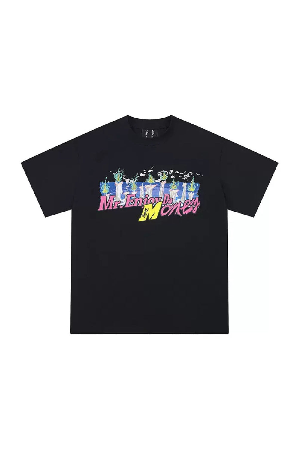 Flame Embroidered Loose Fit Tee