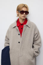 Reversible Wool Overcoat