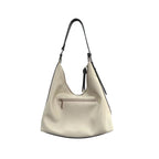 Leather Black Pocket Casual Shoulder Bag