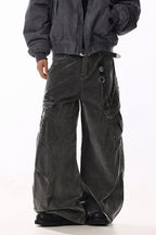 Vintage Curved Cargo Pants