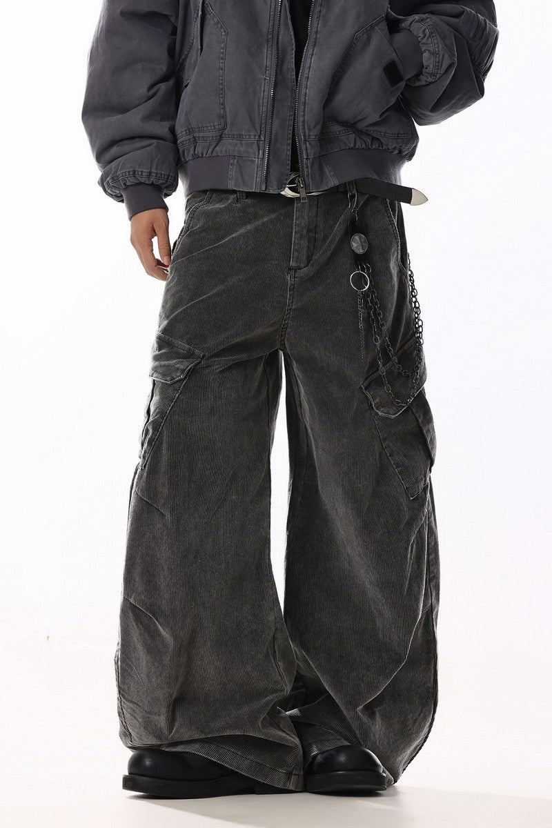 Vintage Curved Cargo Pants