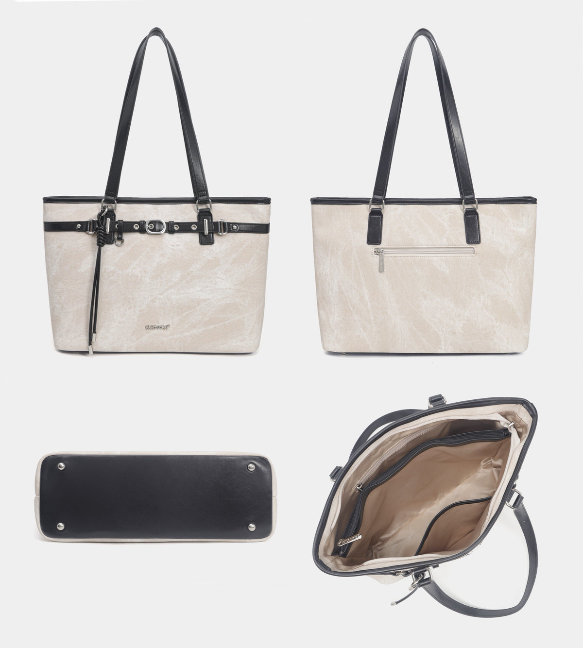 Large Basket Tote Bag