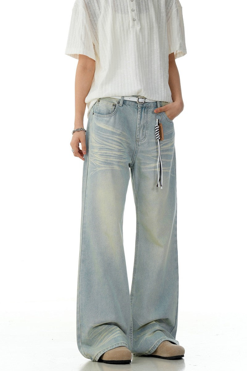 Blue Whisker Jeans