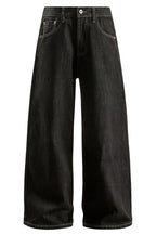 Raw Denim Wide Leg Jeans - EU Only