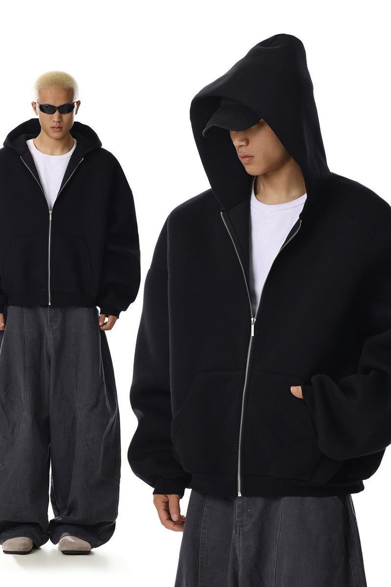 Heavy Zip-Up Hoodie