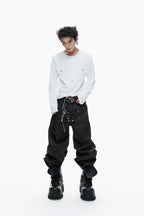Raw Denim Straight Jeans