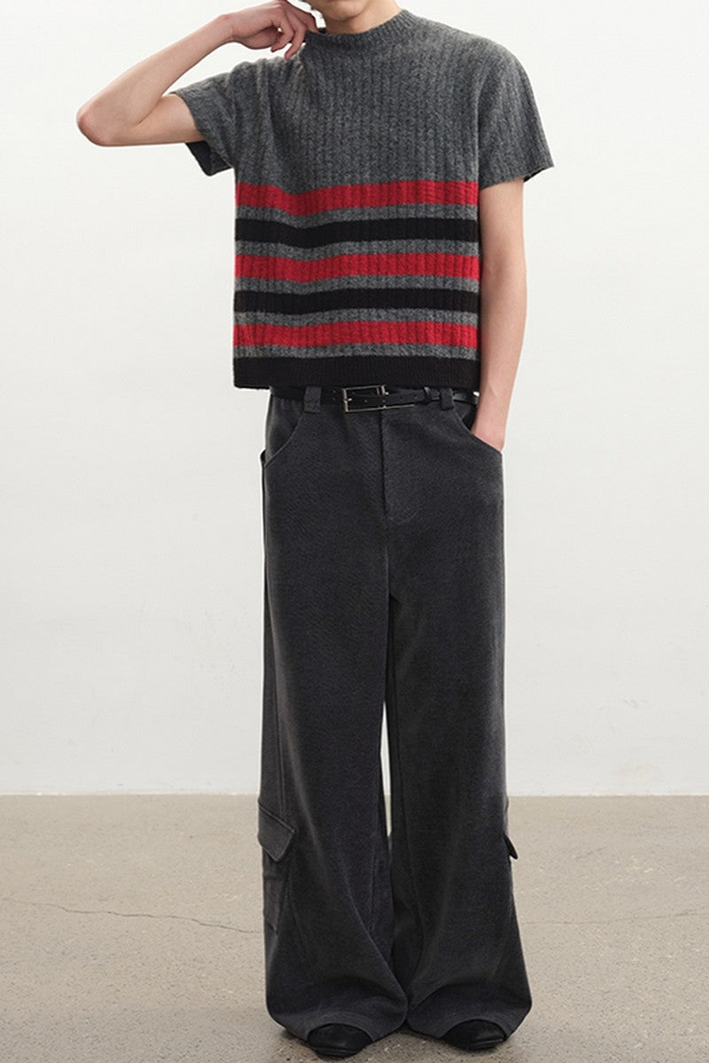 Washed Side Pocket Pants