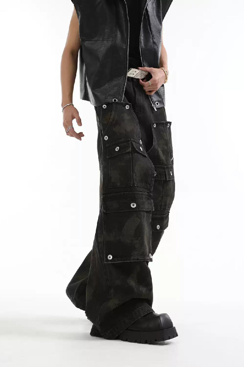 Multi-Pocket Carpenter Double Knee Trousers