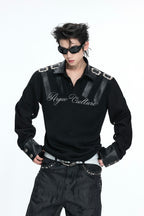 Embroidered Buckle Polo Shirt