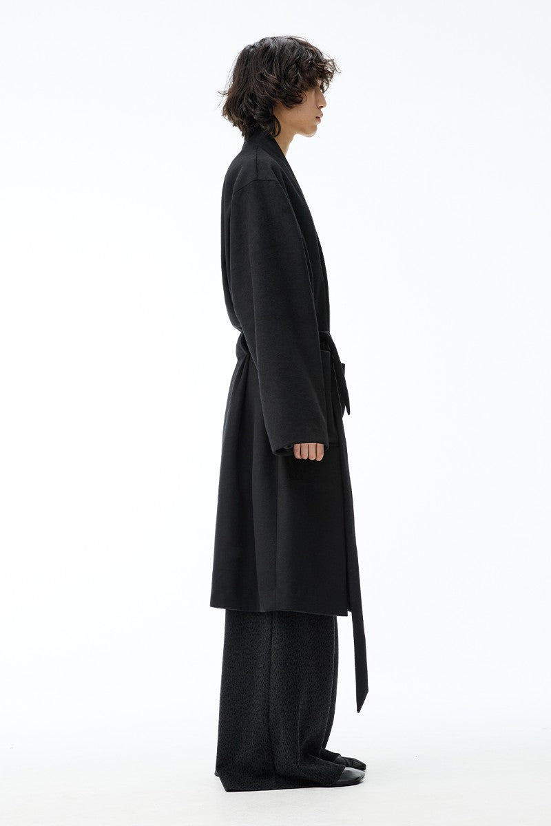 Wrap Wool Robe Coat