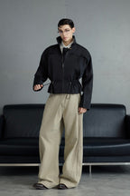 Glossy Cropped Jacket