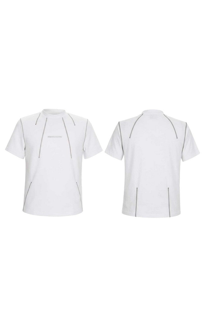 Contrast Stitch Slim T-Shirt