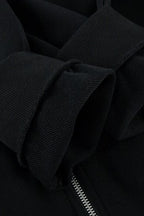Cropped Zip-Up Sweater