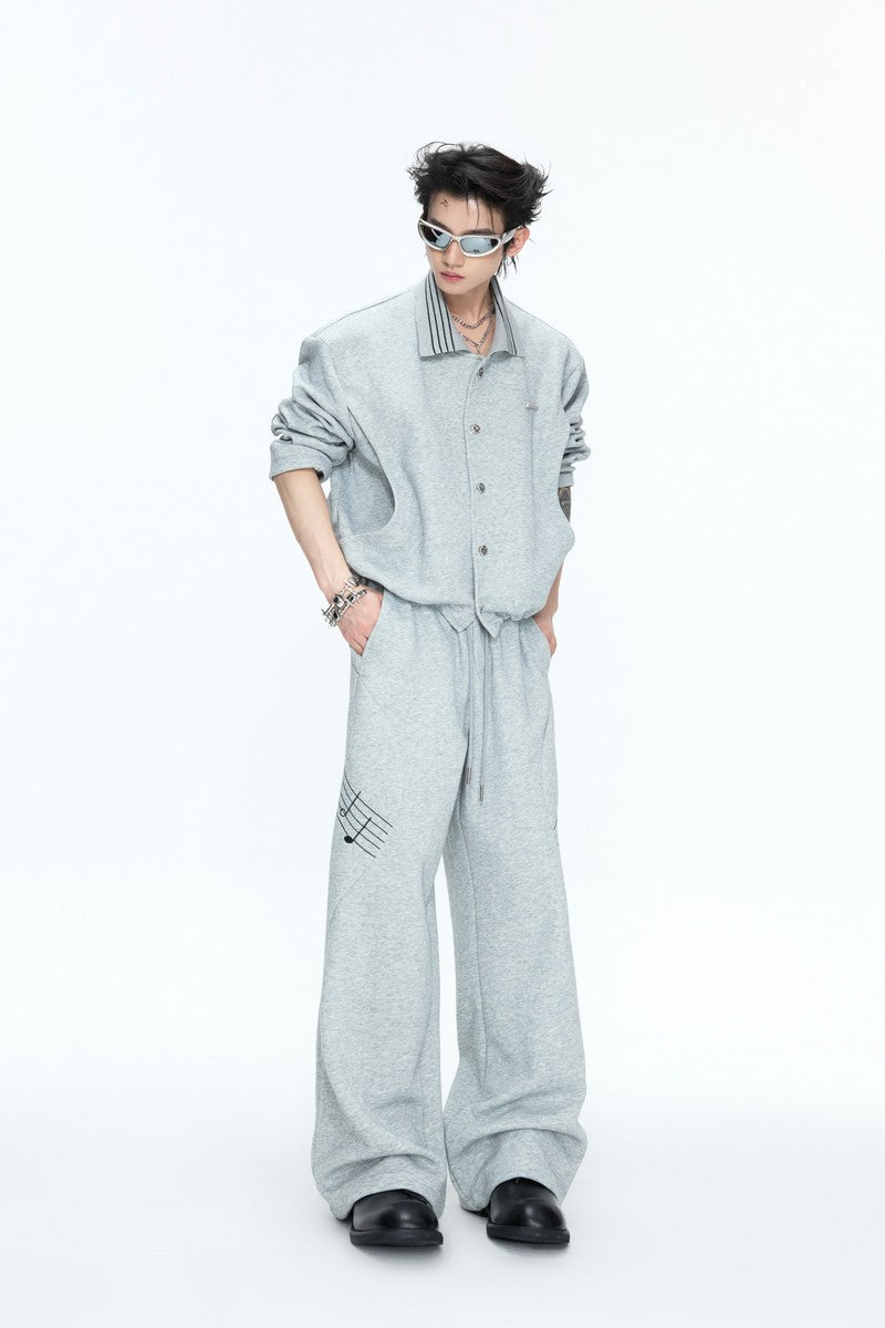 Embroidered Musical Trousers