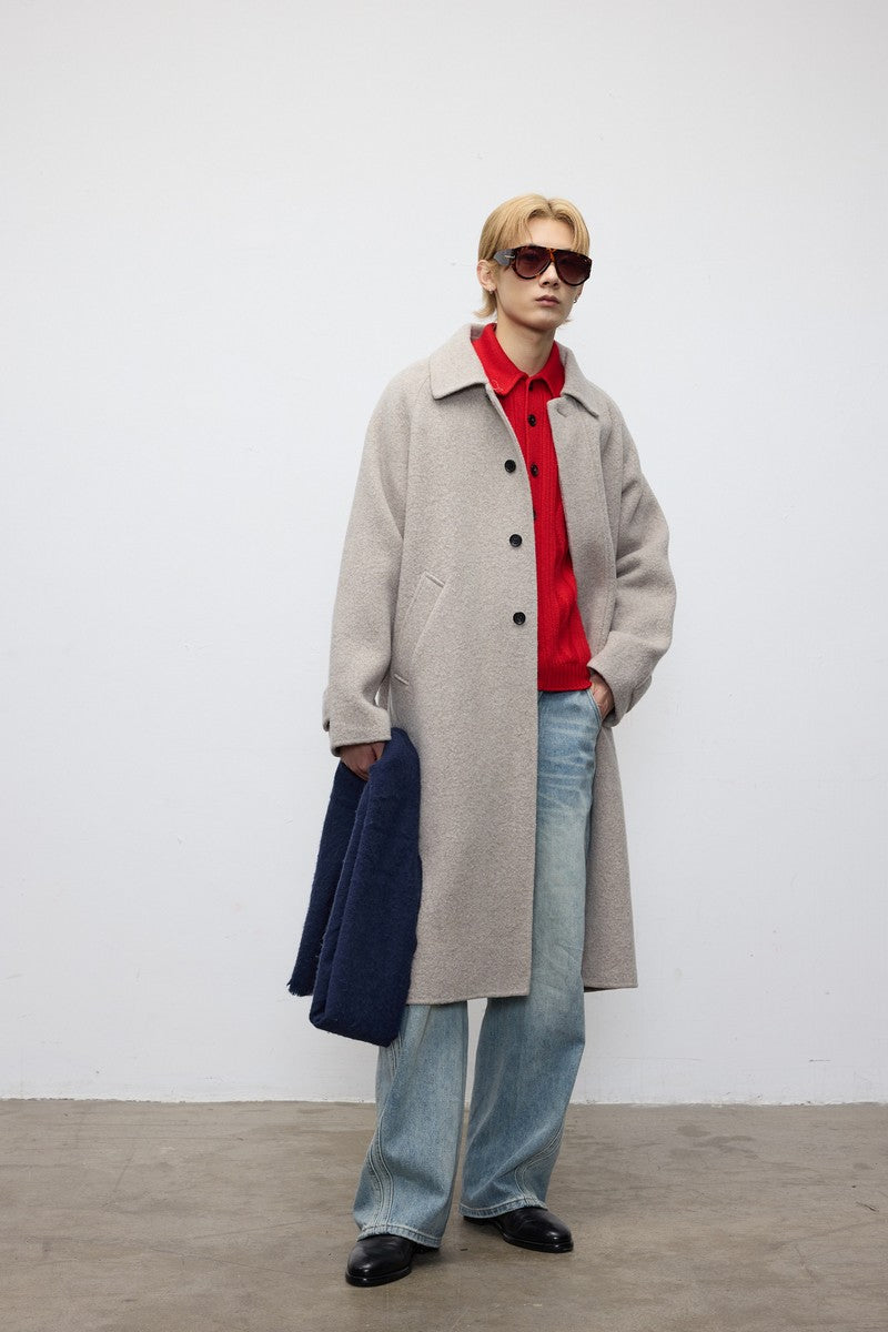 Reversible Wool Overcoat