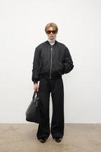 Waxed Down Bomber Jacket