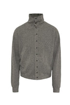 Marl Turtleneck Cardigan