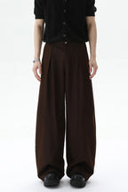 Deconstructed Wide Leg Trousers