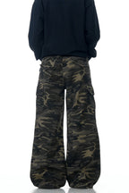 Street Camo Wrinkled Cargo Pants