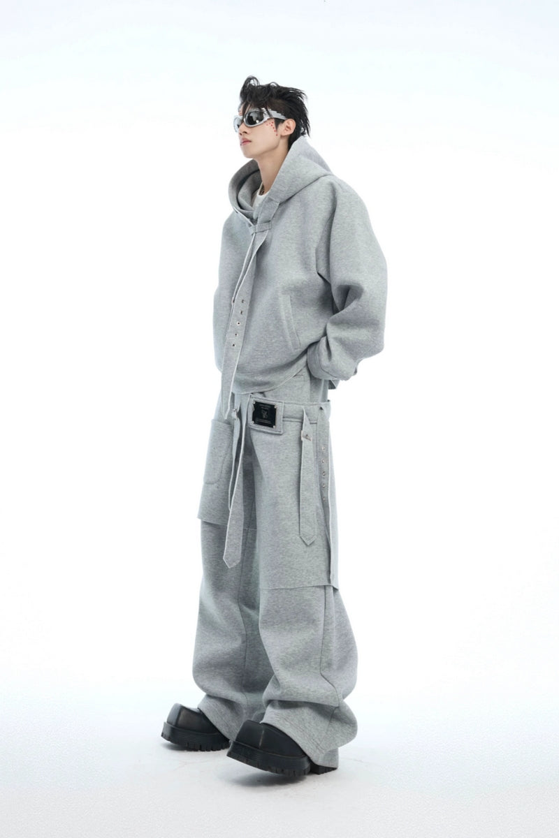 Layered Ribbon Hoodie
