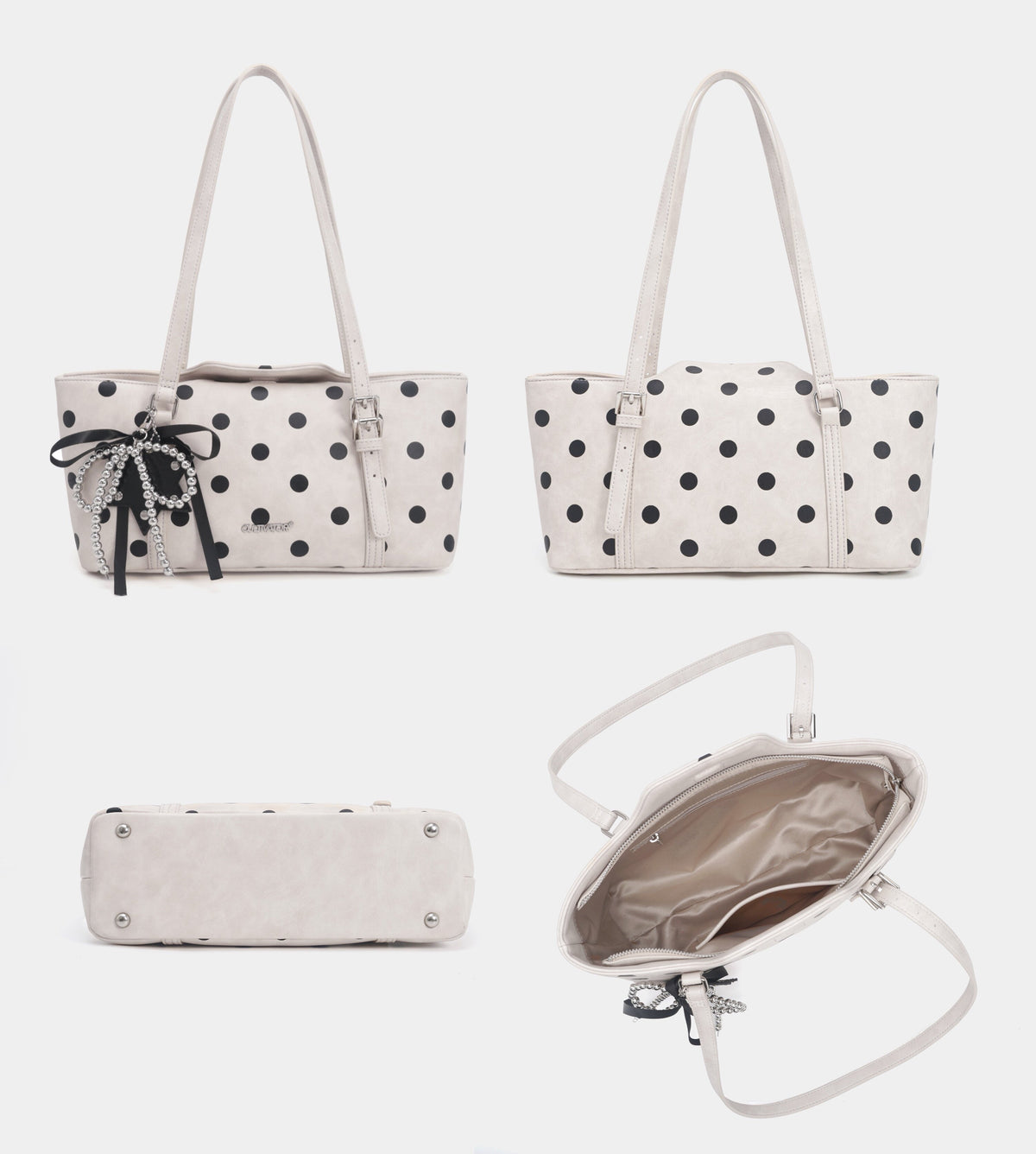 Polka Dot Underarm Bag
