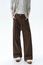 Pleated Relaxed Fit Dress Pants