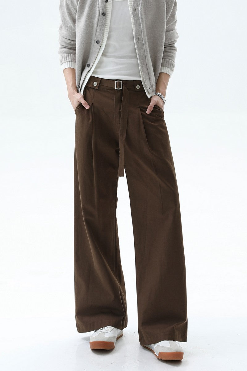 Pleated Relaxed Fit Dress Pants