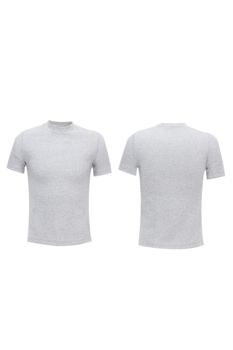 Contrast Stitch Slim T-Shirt