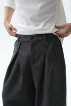 Vintage Wool Wide Leg Trousers
