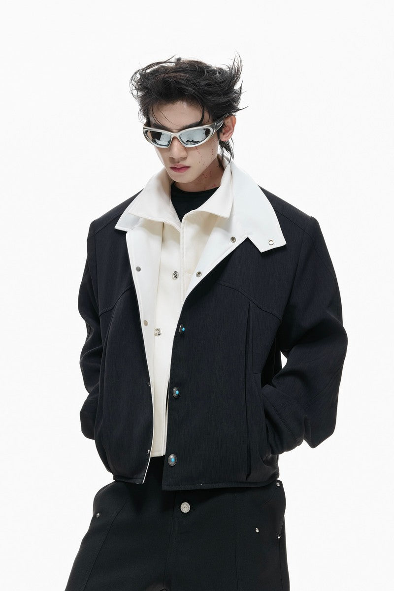 Textured Layered Jacket
