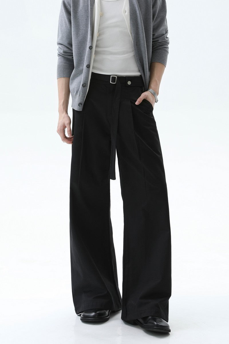 Pleated Relaxed Fit Dress Pants