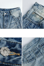 Washed Spine Detail Jeans
