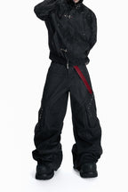 Waxed Multi Pocket Cargo Jeans