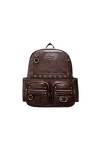 Waxed Leather Backpack
