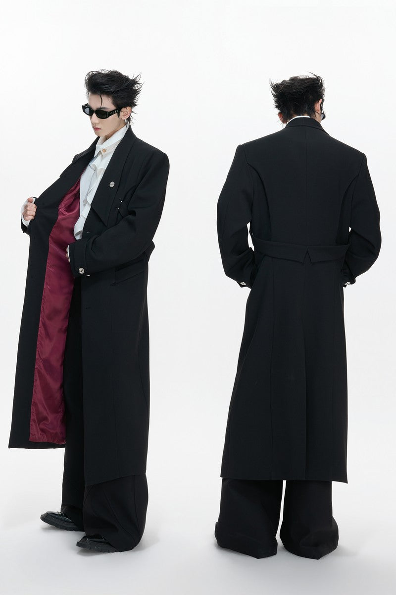 Tailored Split Hem Overcoat