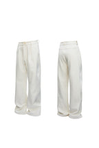 Wide Leg Panel Trousers