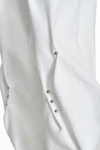 Pleated Studded Straight Jeans