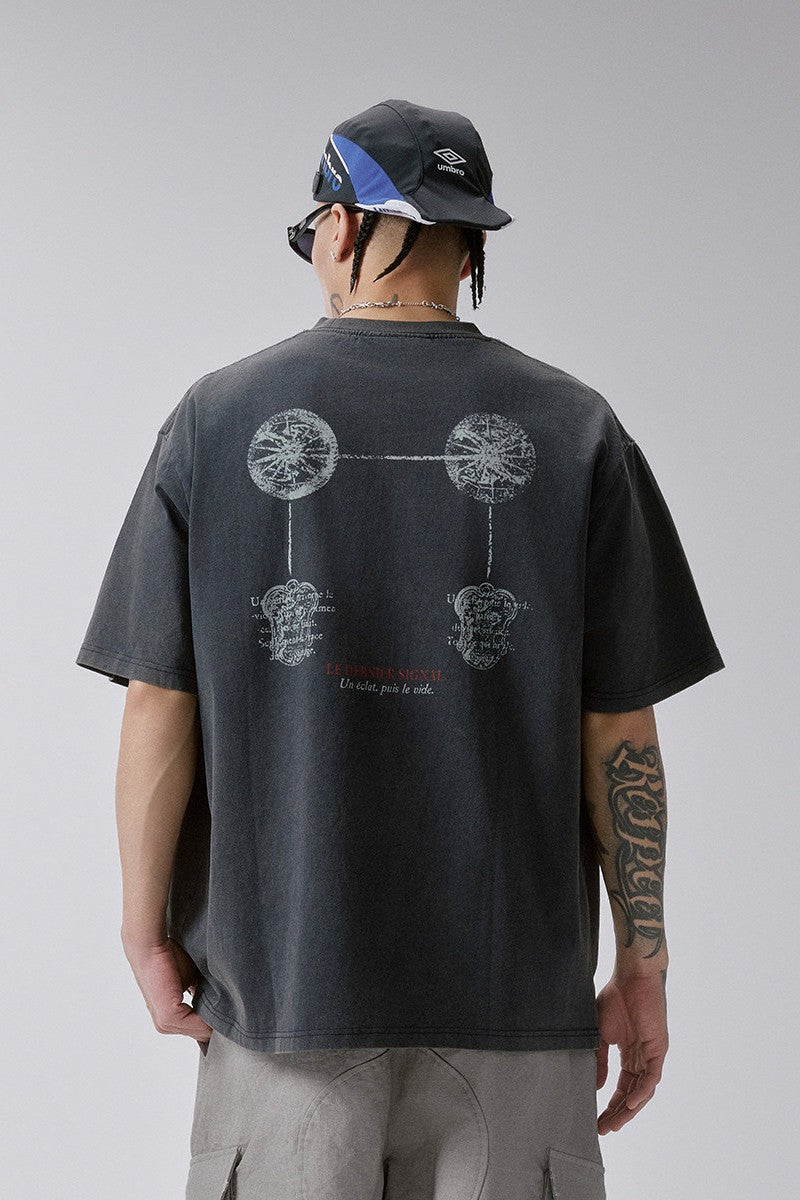 Vintage Washed Graphic T Shirt